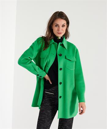 Studio AR Shacket Mantel oversized Raven