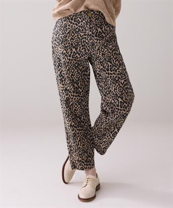 Summum barrel leg Jeans Panther-Print