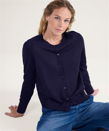 Summum Basic Strickjacke Bordeaux