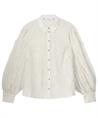 Summum bestickte Bluse 3D Blume