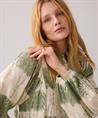 Summum bestickte Bluse Tie Dye Lurex