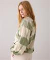 Summum bestickte Bluse Tie Dye Lurex