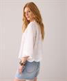 Summum Bluse 3D Blumenstickerei