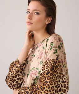 Summum Bluse Blumen Panther