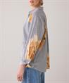 Summum Bluse gestreift Blumen