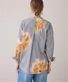 Summum Bluse gestreift Blumen