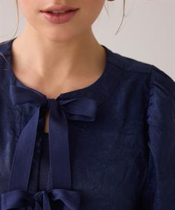 Summum Bluse Jacquard-Schleifen