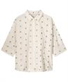 Summum Bluse Lurex Blumen