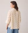 Summum Bluse Lurex Blumen