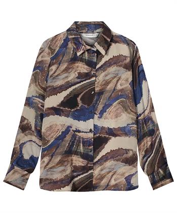 Summum Bluse Marmor Print