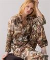 Summum Bluse mit floralem Camouflage Print