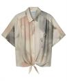 Summum Bluse Print Knopf
