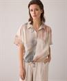 Summum Bluse Print Knopf