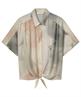 Summum Bluse Print Knopf