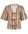 Summum Bluse Schleife Streifen