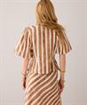 Summum Bluse Schleife Streifen