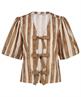 Summum Bluse Schleife Streifen
