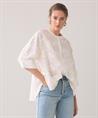 Summum Bluse Stickerei Blume