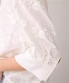 Summum Bluse Stickerei Blume