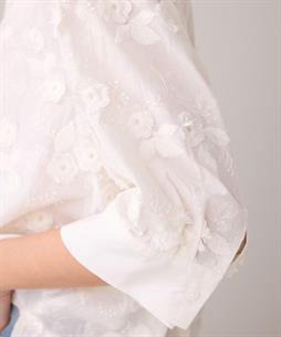 Summum Bluse Stickerei Blume