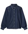Summum Denim Bluse Schulterdetail