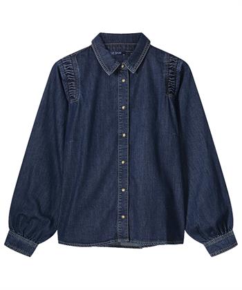 Summum Denim Bluse Schulterdetail