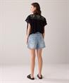 Summum Denim Shorts ausfransend