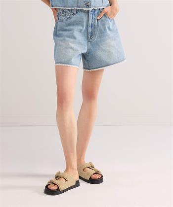 Summum Denim Shorts ausfransend