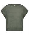 Summum durchbrochener Pullover Lurex
