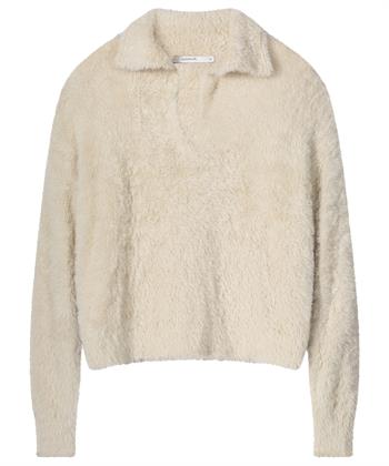 Summum flauschiger Polopullover