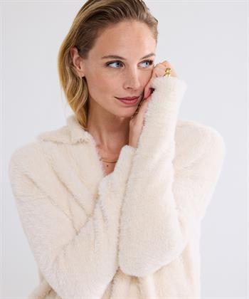 Summum flauschiger Polopullover