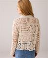 Summum gehäkelte Strickjacke