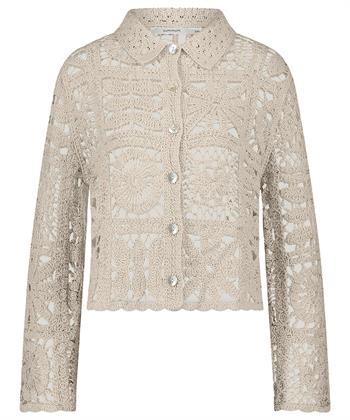 Summum gehäkelte Strickjacke
