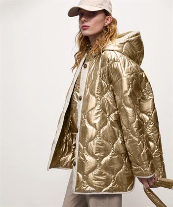 Summum gesteppte Metallic-Jacke