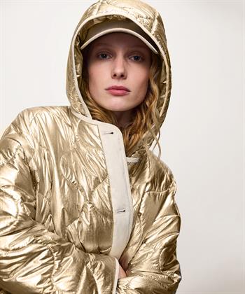 Summum gesteppte Metallic-Jacke