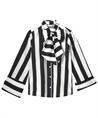 Summum gestreifte Bluse mit Schleife