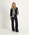 Summum gestreifte Bluse mit Schleife