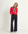 Summum gestreifte Bluse mit Schleife