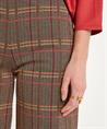 Summum Hose mit weitem Bein Karo