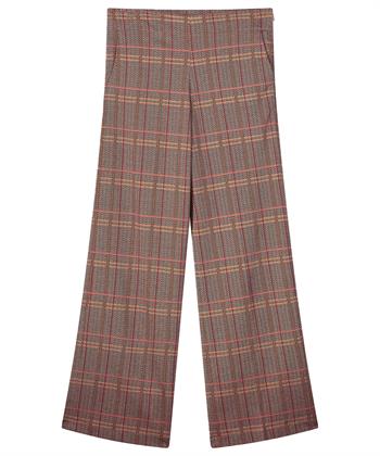 Summum Hose mit weitem Bein Karo