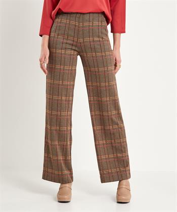 Summum Hose mit weitem Bein Karo