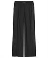 Summum Hose mit weitem Bein Seidenpaspeln Seite