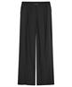 Summum Hose mit weitem Bein Seidenpaspeln Seite