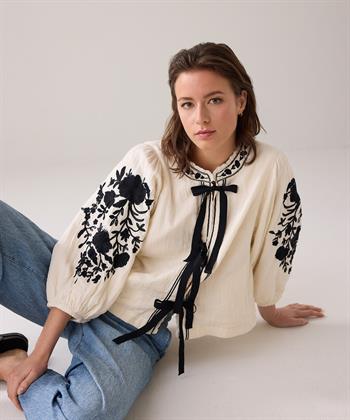 Summum Jacke Schleife Stickerei