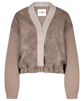 Summum Jacquard-Bomberjacke Knopf