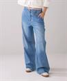 Summum Jeans weitem Bein aus weichem Denim