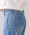 Summum Jeans weitem Bein aus weichem Denim