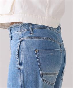 Summum Jeans weitem Bein aus weichem Denim
