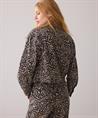 Summum Jeansjacke mit Panther-Print