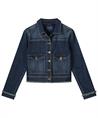 Summum Jeansjacke mit schmalen Fransen